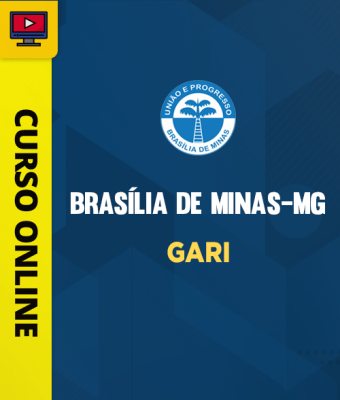 Curso Prefeitura de Brasília de Minas-MG - Gari