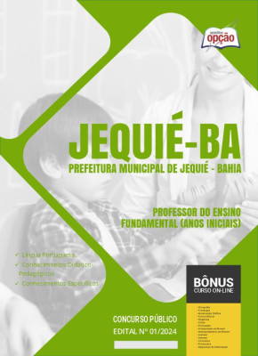 Apostila Prefeitura de Jequié - BA 2024 - Professor do Ensino Fundamental (Anos Iniciais)
