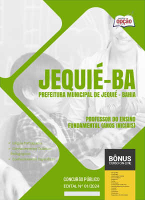 Apostila Prefeitura de Jequié - BA em PDF - Professor do Ensino Fundamental (Anos Iniciais) 2024