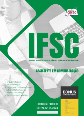Apostila IFSC 2024 - Assistente em Administração