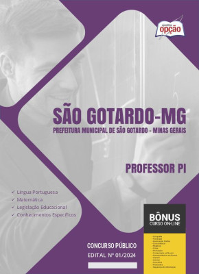Apostila Prefeitura de São Gotardo - MG em PDF - Professor PI 2024