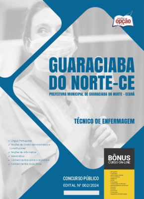 Apostila Prefeitura de Guaraciaba do Norte - CE em PDF - Técnico de Enfermagem 2024