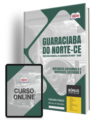 Apostila Prefeitura de Guaraciaba do Norte - CE 2024 - Motorista Categoria D e Motorista Categoria B