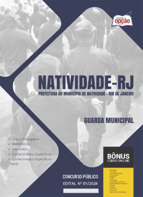 Apostila Prefeitura de Natividade - RJ em PDF - Guarda Municipal 2024