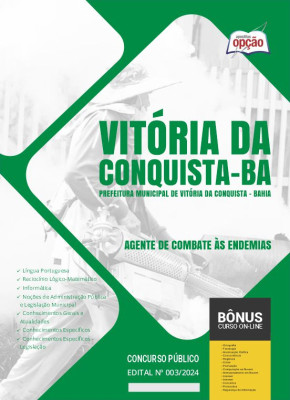 Apostila Prefeitura de Vitória da Conquista - BA 2024 - Agente de Combate às Endemias