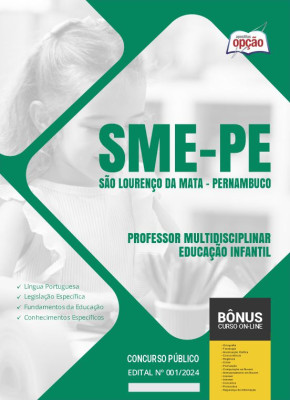 Apostila SME São Lourenço da Mata - PE 2024 - Professor Multidisciplinar - Educação infantil