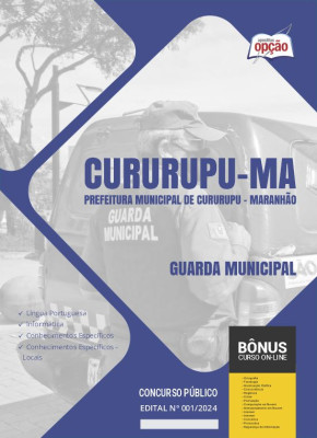 Apostila Prefeitura de Cururupu - MA 2024 - Guarda Municipal