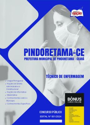 Apostila Prefeitura de Pindoretama - CE em PDF - Técnico de Enfermagem 2024