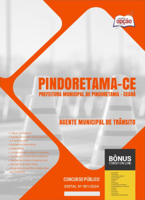 Apostila Prefeitura de Pindoretama - CE 2024 - Agente Municipal de Trânsito