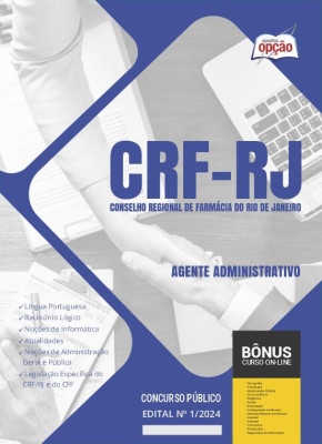 Apostila CRF-RJ em PDF - Agente Administrativo 2024