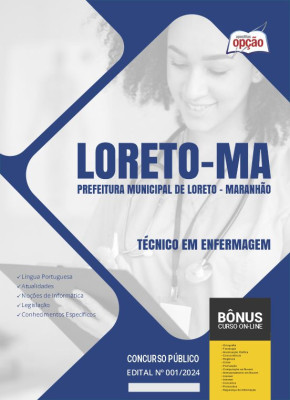 Apostila Prefeitura de Loreto - MA 2024 - Técnico em Enfermagem