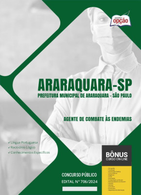 Apostila Prefeitura de Araraquara - SP em PDF - Agente de Combate Às Endemias 2024