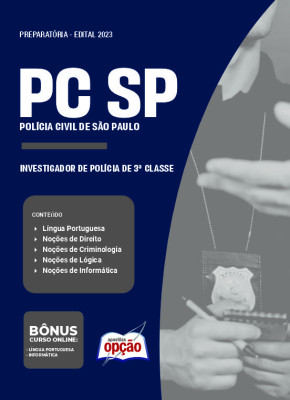 Apostila PC-SP 2024 - Investigador de Polícia de 3ª Classe