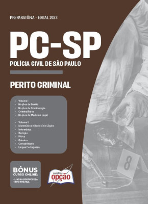 Apostila PC-SP em PDF - Perito Criminal 2024