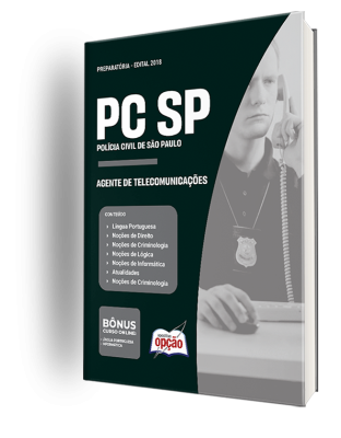 Apostila PC-SP 2024 - Agente de Telecomunicações