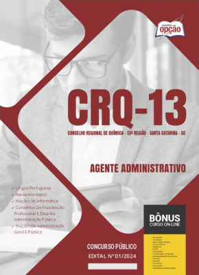 Apostila CRQ-13 2024 - Agente Administrativo