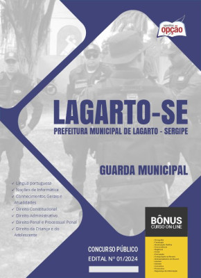 Apostila Prefeitura de Lagarto - SE 2024 - Guarda Municipal