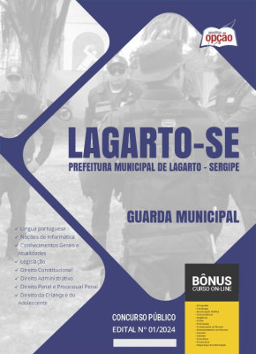 Apostila Prefeitura de Lagarto - SE 2024 - Guarda Municipal