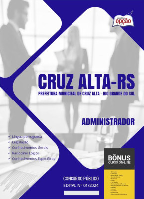 Apostila Prefeitura de Cruz Alta - RS 2024 - Administrador