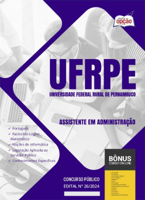 Apostila UFRPE em PDF - Assistente em Administração 2024