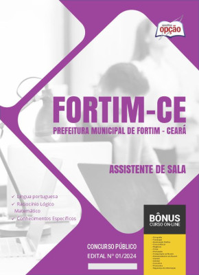 Apostila Prefeitura de Fortim - CE em PDF - Assistente de Sala 2024