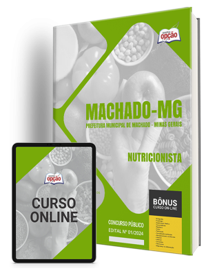 Apostila Prefeitura de Machado - MG 2024 - Nutricionista