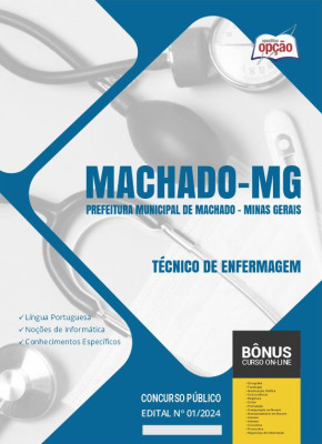 Apostila Prefeitura de Machado - MG 2024 - Técnico de Enfermagem