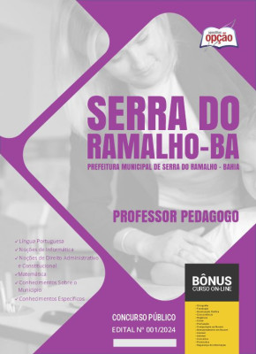 Apostila Prefeitura de Serra do Ramalho - BA em PDF - Professor Pedagogo 2024