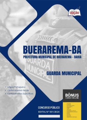 Apostila Prefeitura de Buerarema - BA em PDF - Guarda Municipal 2024