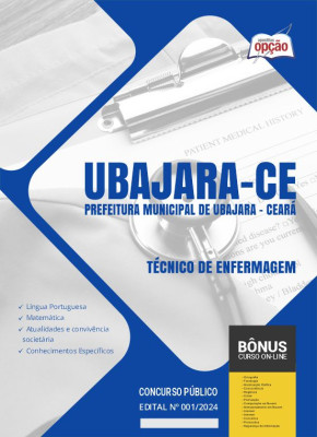 Apostila Prefeitura de Ubajara - CE em PDF - Técnico de Enfermagem 2024