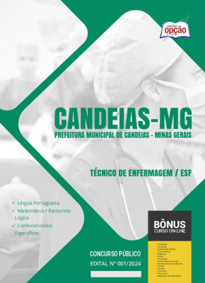 Apostila Prefeitura de Candeias - MG 2024 - Técnico de Enfermagem / ESF