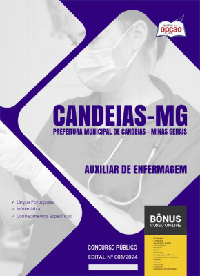 Apostila Prefeitura de Candeias - MG 2024 - Auxiliar de Enfermagem