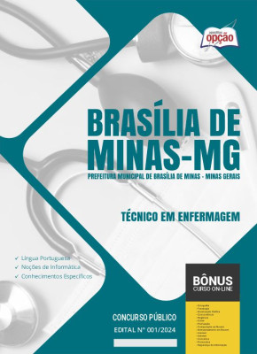 Apostila Prefeitura de Brasília de Minas - MG 2024 - Técnico em Enfermagem