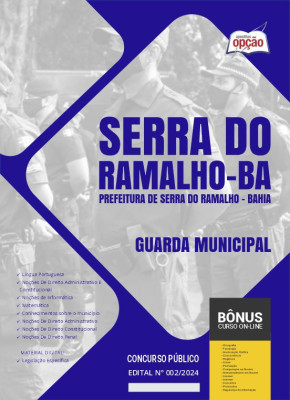 Apostila Prefeitura de Serra do Ramalho - BA em PDF - Guarda Municipal 2024