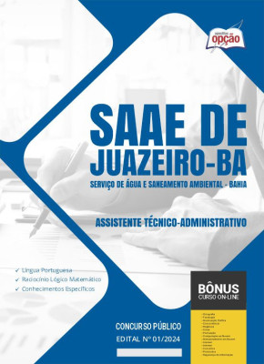 Apostila SAAE de Juazeiro - BA em PDF - Assistente Técnico-Administrativo 2024