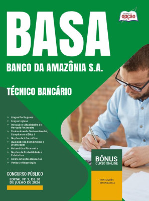 Apostila BASA 2024 - Técnico Bancário