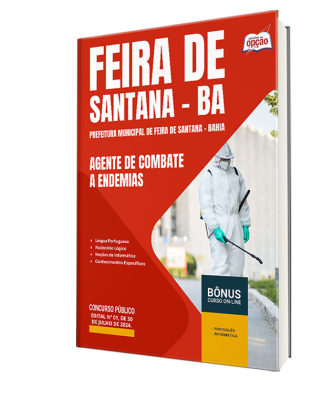 Apostila Prefeitura de Feira de Santana - BA 2024 - Agente de Combate a Endemias