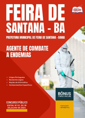 Apostila Prefeitura de Feira de Santana - BA em PDF - Agente de Combate a Endemias 2024