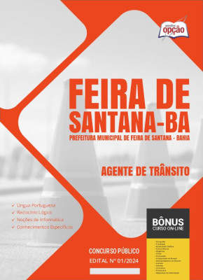 Apostila Prefeitura de Feira de Santana - BA 2024 - Agente de Trânsito