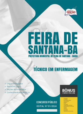 Apostila Prefeitura de Feira de Santana - BA 2024 - Técnico em Enfermagem