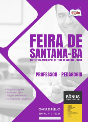 Apostila Prefeitura de Feira de Santana - BA em PDF - Professor - Pedagogia 2024