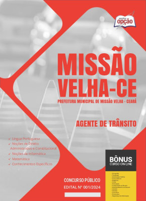 Apostila Prefeitura de Missão Velha - CE 2024 - Agente de Trânsito