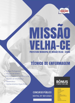 Apostila Prefeitura de Missão Velha - CE 2024 - Técnico de Enfermagem