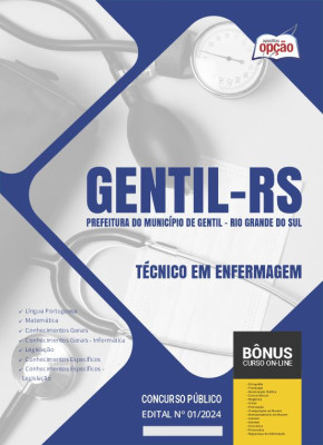 Apostila Prefeitura de Gentil - RS 2024 - Técnico em Enfermagem