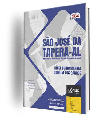 Apostila Prefeitura de São José da Tapera - AL 2024 - Nível Fundamental - Comum