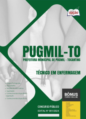 Apostila Prefeitura de Pugmil - TO em PDF - Técnico em Enfermagem 2024