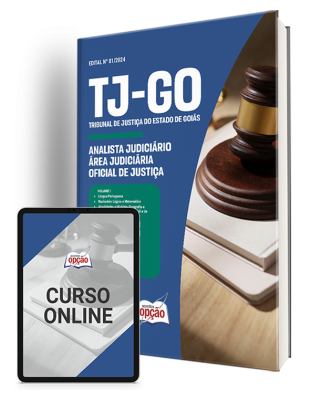 Apostila TJ-GO 2024 - Analista Judiciário - Área Judiciária - Oficial de Justiça