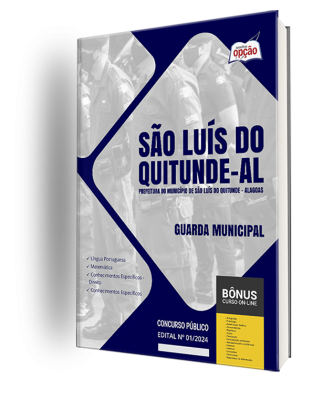 Apostila Prefeitura de São Luís do Quitunde - AL 2024 - Guarda Municipal