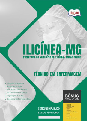 Apostila Prefeitura de Ilicínea - MG 2024 - Técnico em Enfermagem