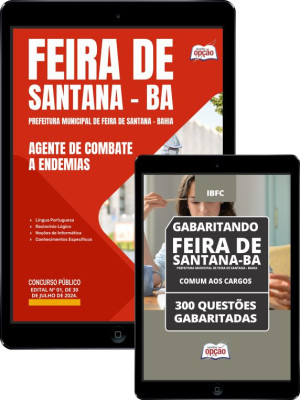 Combo Prefeitura de Feira de Santana - BA - Agente de Combate a Endemias